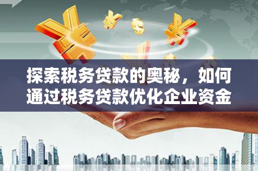 成安探索税务贷款的奥秘，如何通过税务贷款优化企业资金流