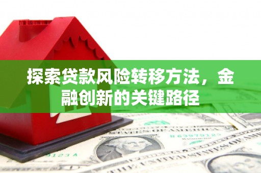 成安探索贷款风险转移方法，金融创新的关键路径