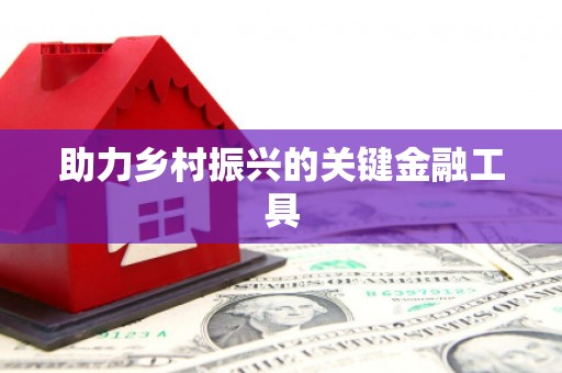 成安助力乡村振兴的关键金融工具