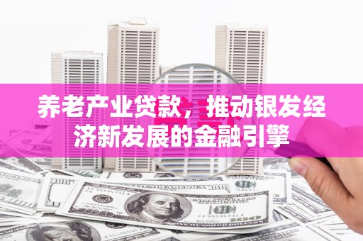 成安养老产业贷款，推动银发经济新发展的金融引擎