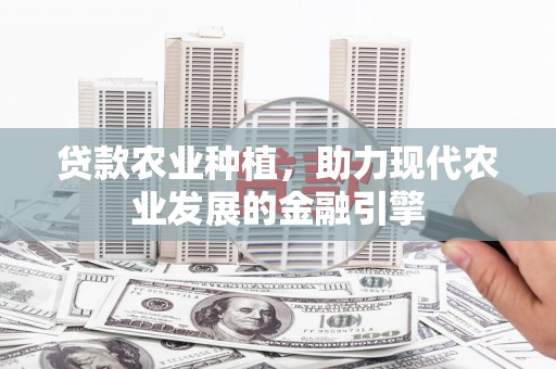 成安贷款农业种植，助力现代农业发展的金融引擎