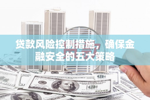 成安贷款风险控制措施，确保金融安全的五大策略