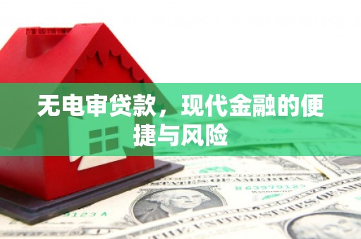 成安无电审贷款，现代金融的便捷与风险