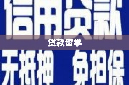 成安贷款留学