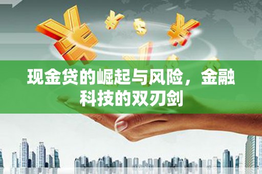 成安现金贷的崛起与风险，金融科技的双刃剑