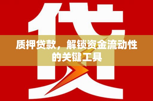 成安质押贷款，解锁资金流动性的关键工具