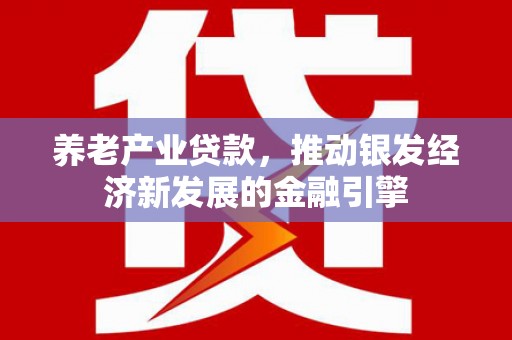 成安养老产业贷款，推动银发经济新发展的金融引擎