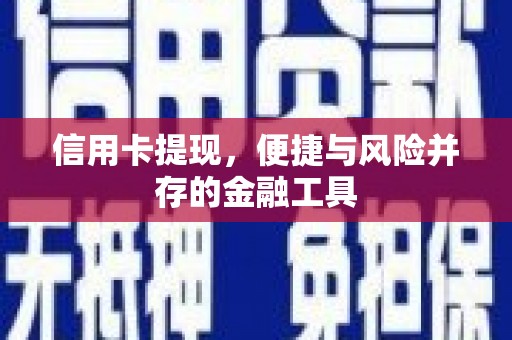 成安信用卡提现，便捷与风险并存的金融工具